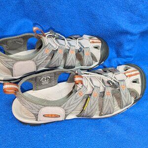 KEEN Clearwater CNX Raven/Tortoise Shell men's sandals size 10